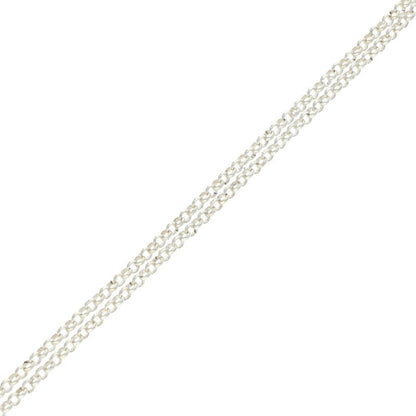 Chrome Hearts Roll Chain Necklace Silver Size 20 Inch