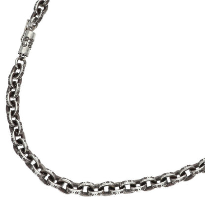 Chrome Hearts 925 Silver Paper Chain Necklace Size 24 Inch