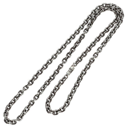 Chrome Hearts 925 Silver Paper Chain Necklace Size 24 Inch