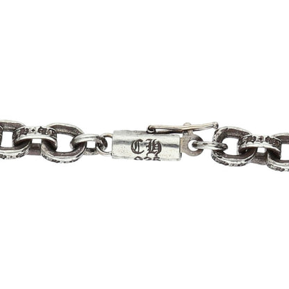 Chrome Hearts 925 Silver Paper Chain Necklace Size 24 Inch