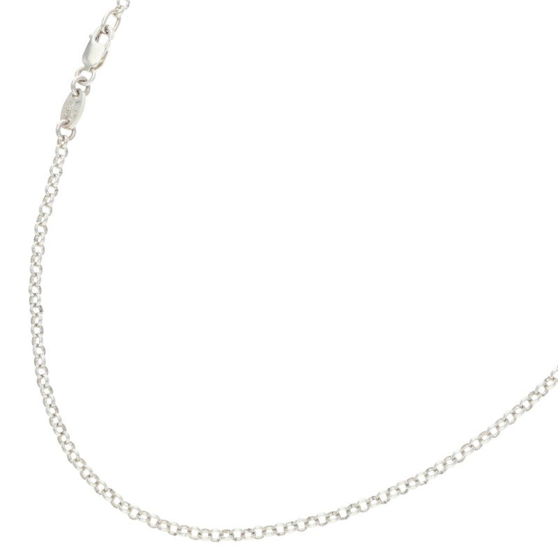 Chrome Hearts Silver Roll Chain Necklace Size 24 Inch