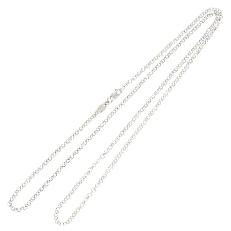 Chrome Hearts Silver Roll Chain Necklace Size 24 Inch