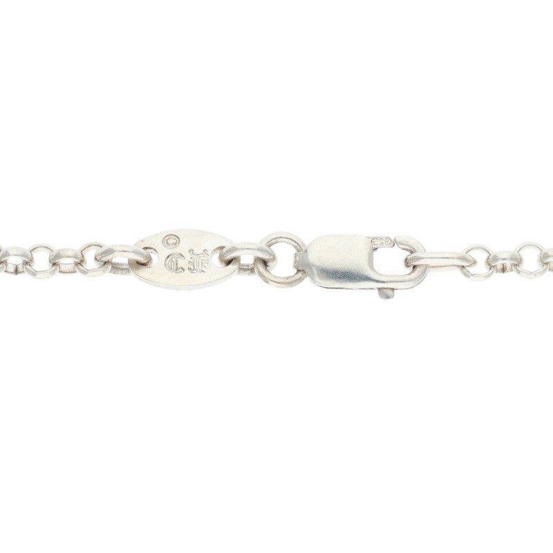 Chrome Hearts Silver Roll Chain Necklace Size 24 Inch