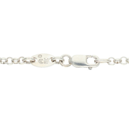 Chrome Hearts Silver Roll Chain Necklace Size 24 Inch