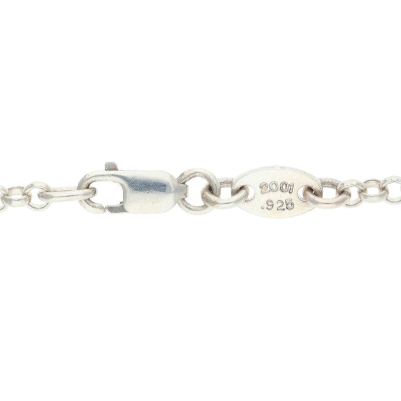 Chrome Hearts Silver Roll Chain Necklace Size 24 Inch