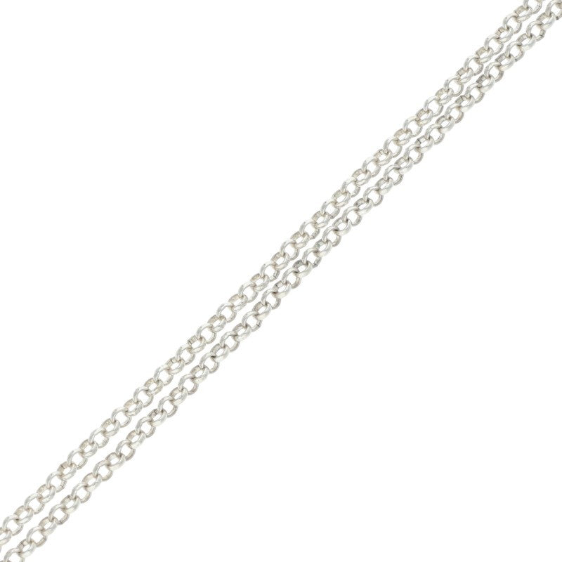 Chrome Hearts Silver Roll Chain Necklace Size 24 Inch