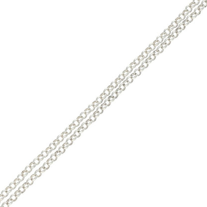 Chrome Hearts Silver Roll Chain Necklace Size 24 Inch