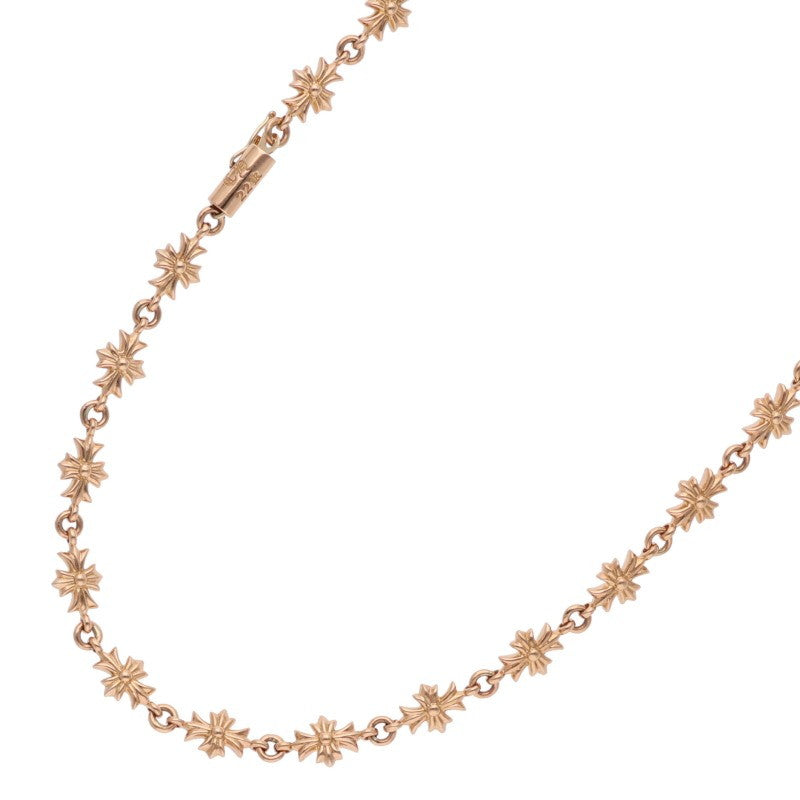 Chrome Hearts 22K Tiny E CH Plus Gold Necklace Size 20 Inch