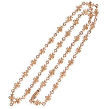 Chrome Hearts 22K Tiny E CH Plus Gold Necklace Size 20 Inch