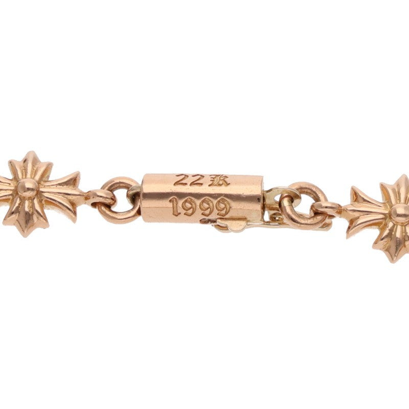Chrome Hearts 22K Tiny E CH Plus Gold Necklace Size 20 Inch