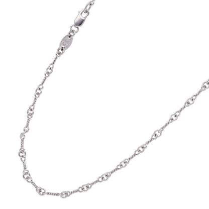 Chrome Hearts 18KWG Twist Chain Necklace Size 18 Inch