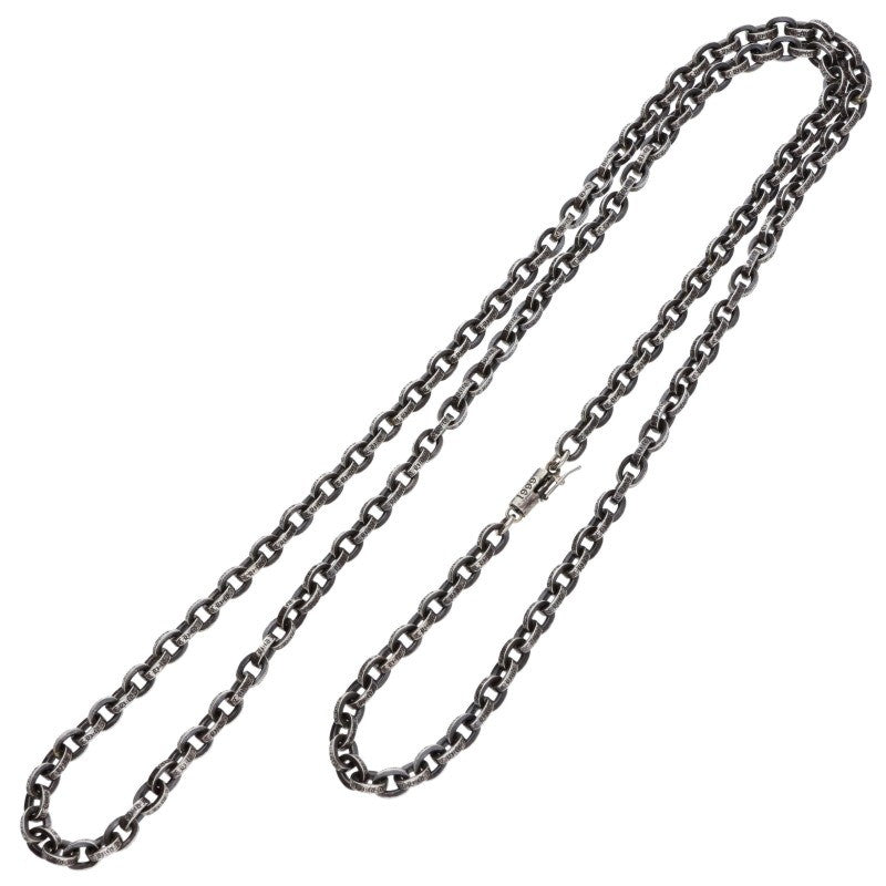 Chrome Hearts PAPER CHAIN Silver Necklace Size 30 Inch