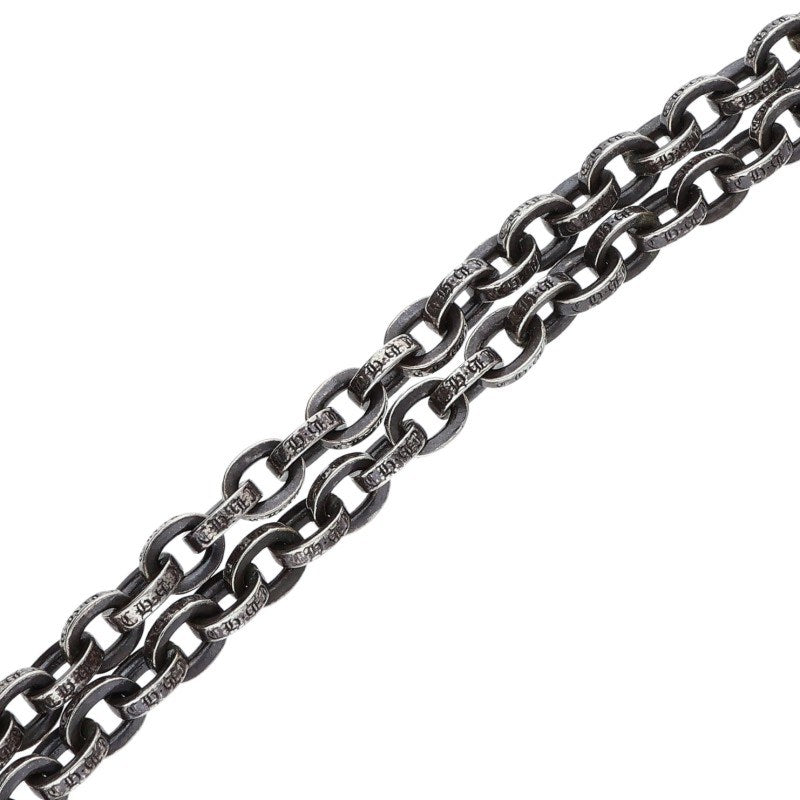 Chrome Hearts PAPER CHAIN Silver Necklace Size 30 Inch