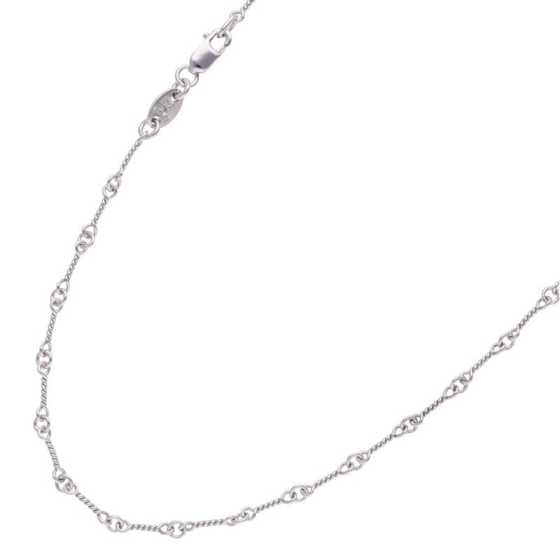 Chrome Hearts 18K WG Twist Chain Necklace Size 20 Inch
