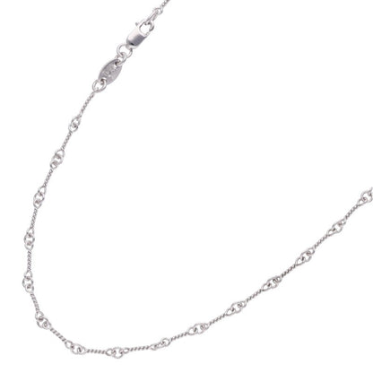 Chrome Hearts 18K WG Twist Chain Necklace Size 20 Inch