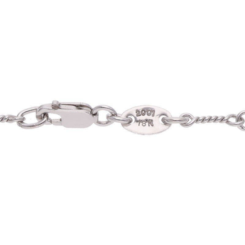 Chrome Hearts 18K WG Twist Chain Necklace Size 20 Inch