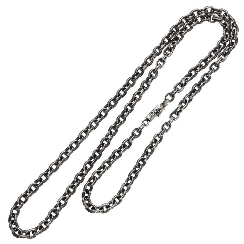 Chrome Hearts PAPER CHAIN Silver Necklace Size 24 Inch