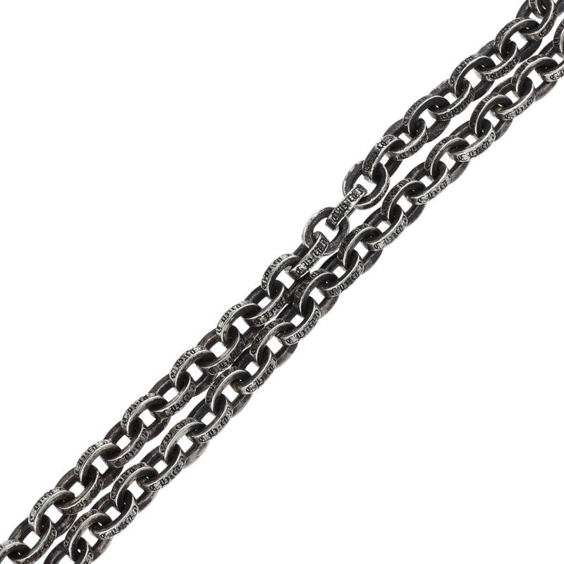 Chrome Hearts PAPER CHAIN Silver Necklace Size 24 Inch