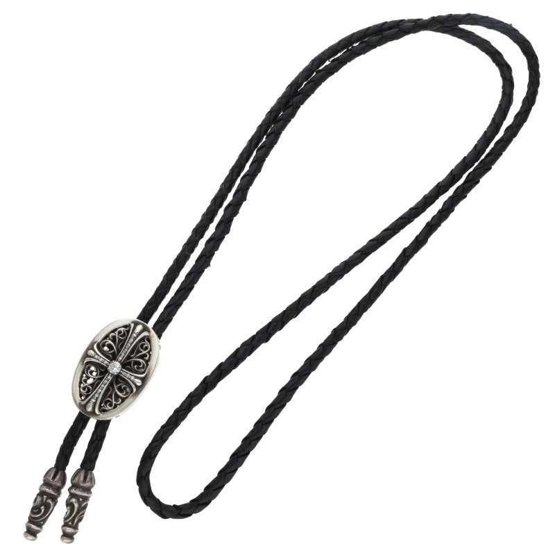 Chrome Hearts BOLOTIE OVALTINY P DMND A Pave Bolo Tie Necklace