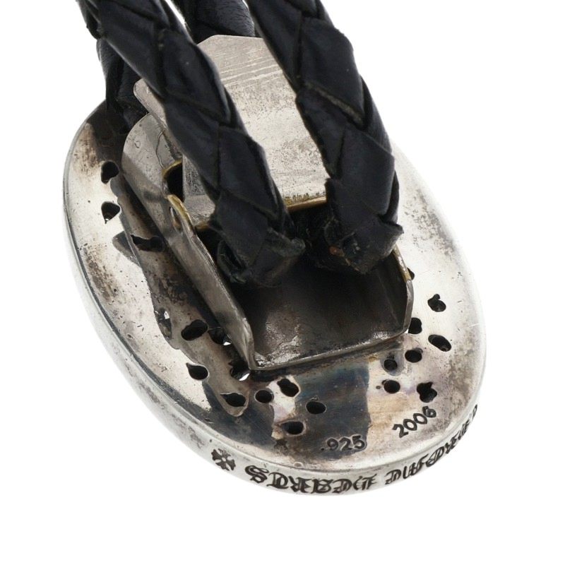 Chrome Hearts BOLOTIE OVALTINY P DMND A Pave Bolo Tie Necklace