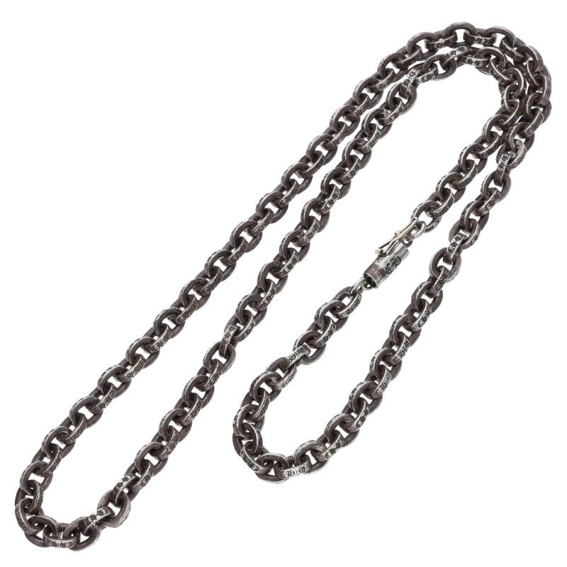 Chrome Hearts PAPER CHAIN 18 Silver Necklace Size 18 Inch