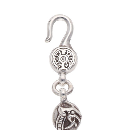 Chrome Hearts Silver Celtic Ball Chain Necklace Size 30 Inch