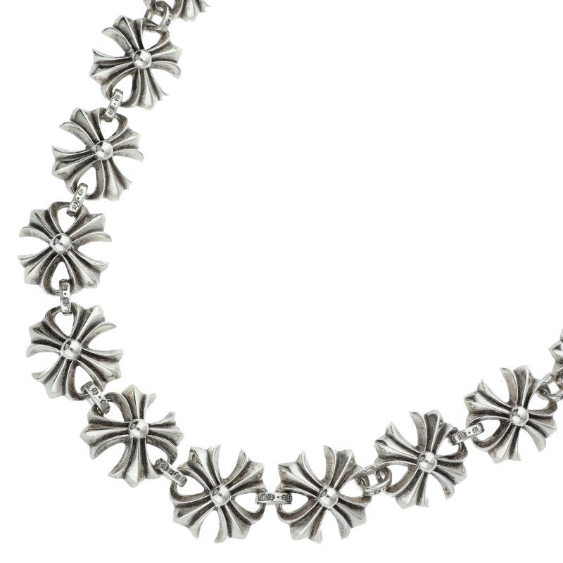 Chrome Hearts Cutout Plus Link Large Necklace Size 18 Inch