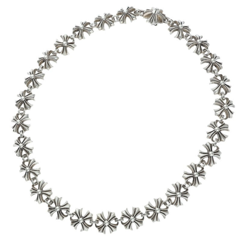 Chrome Hearts Cutout Plus Link Large Necklace Size 18 Inch