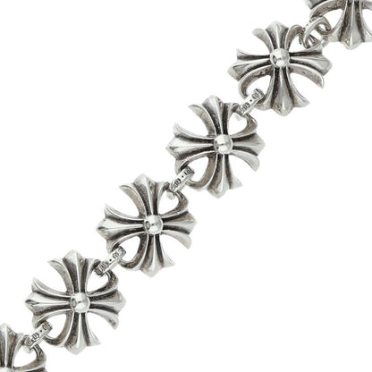 Chrome Hearts Cutout Plus Link Large Necklace Size 18 Inch
