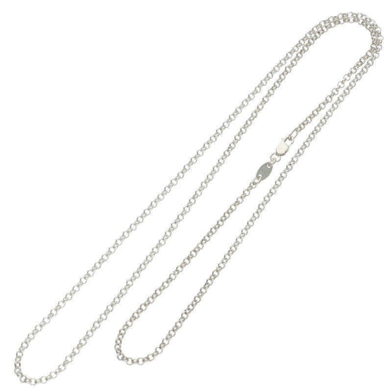 Chrome Hearts Silver Roll Chain Necklace Size 24 Inch