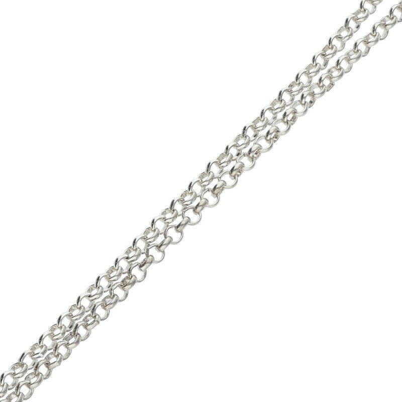 Chrome Hearts Silver Roll Chain Necklace Size 24 Inch