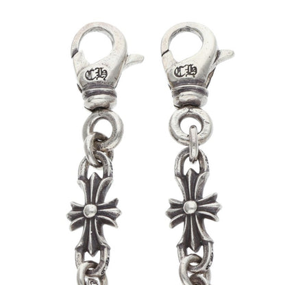 Chrome Hearts Mask Paper Chain Silver Necklace Size 30 Inch