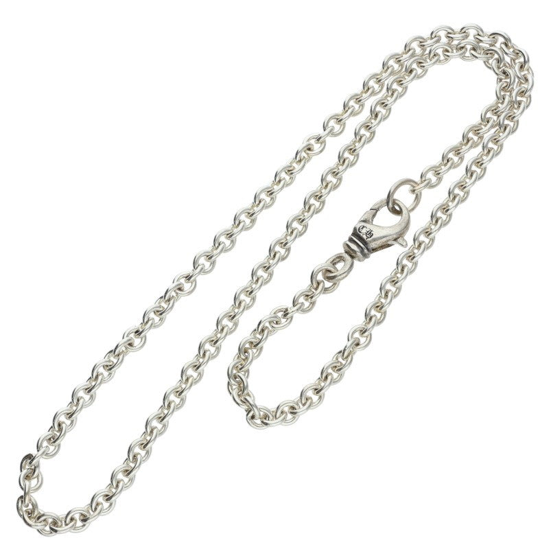 Chrome Hearts NE Chain Silver Necklace Size 18 Inch