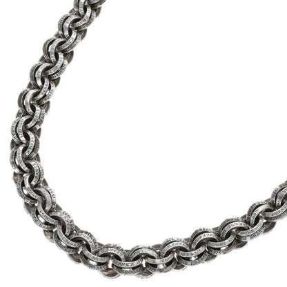 Chrome Hearts DOUBLE B Ring Silver Necklace Size 20 Inch