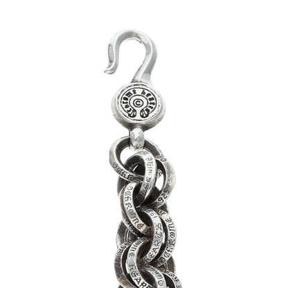 Chrome Hearts DOUBLE B Ring Silver Necklace Size 20 Inch