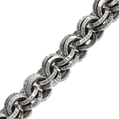 Chrome Hearts DOUBLE B Ring Silver Necklace Size 20 Inch