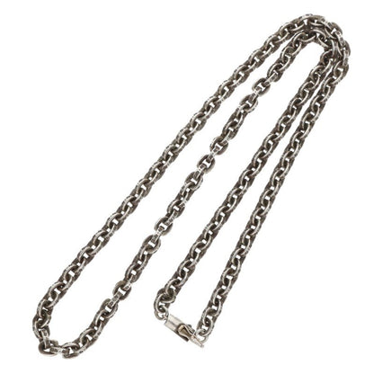 Chrome Hearts Paper Chain Necklace 14K Silver Size 20 Inch