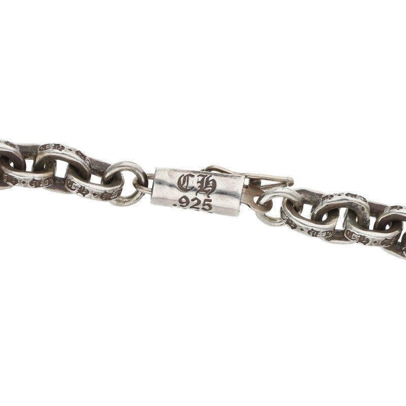 Chrome Hearts Paper Chain Necklace 14K Silver Size 20 Inch