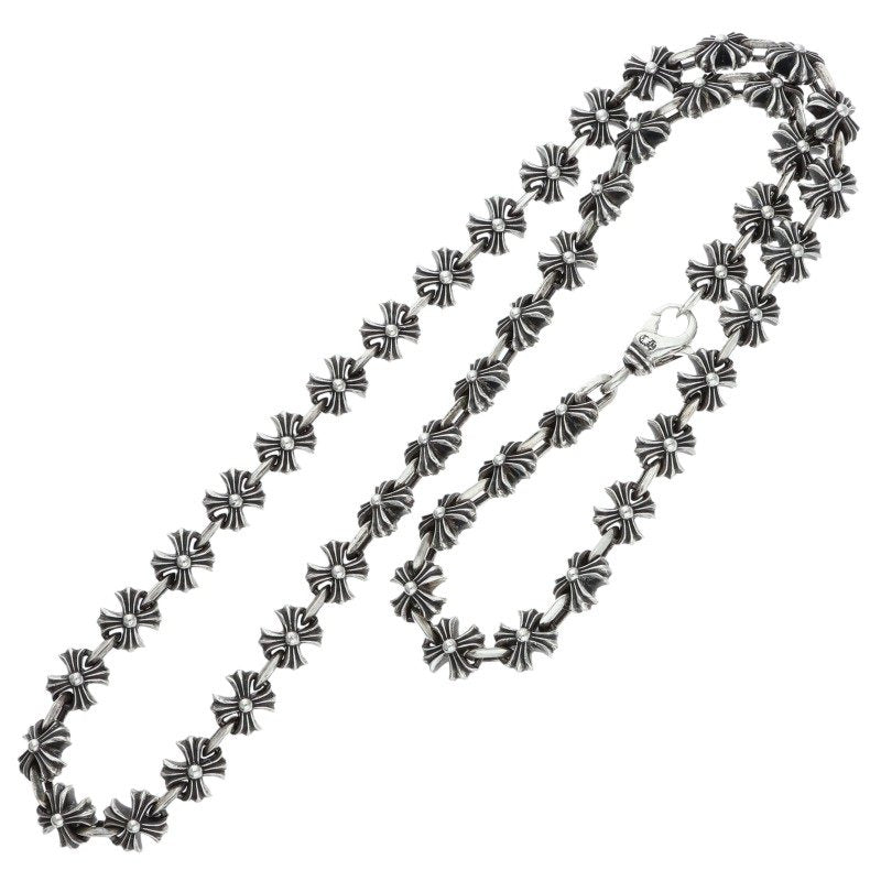 Chrome Hearts CH X LINK 925 Silver Necklace Size 24