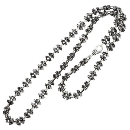 Chrome Hearts CH X LINK 925 Silver Necklace Size 24