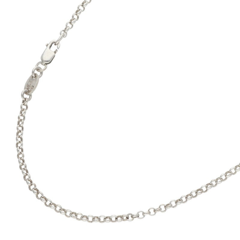 Chrome Hearts R24 Roll Chain Silver Necklace Size 24 Inch