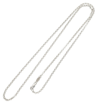 Chrome Hearts R24 Roll Chain Silver Necklace Size 24 Inch