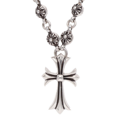 Chrome Hearts #1 Cross Ball Cross Necklace Size 20 Inch