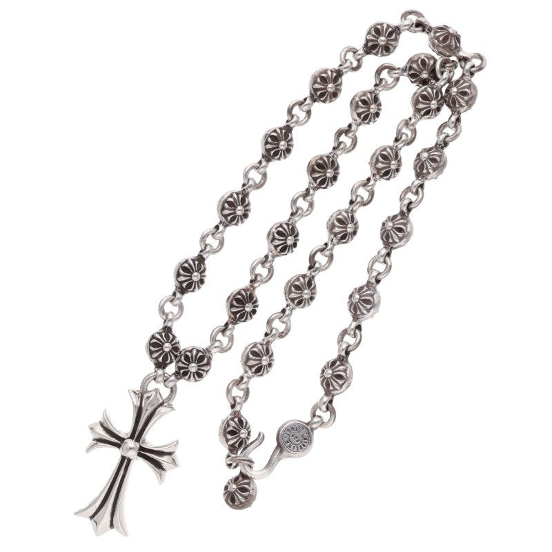 Chrome Hearts #1 Cross Ball Cross Necklace Size 20 Inch