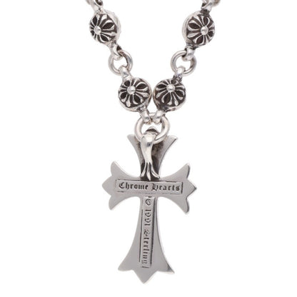 Chrome Hearts #1 Cross Ball Cross Necklace Size 20 Inch