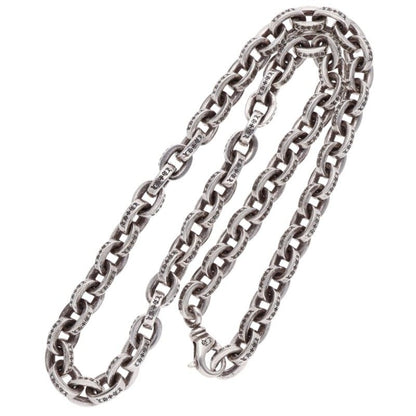 Chrome Hearts Large Paper Chain Silver Necklace Size 18 Inch