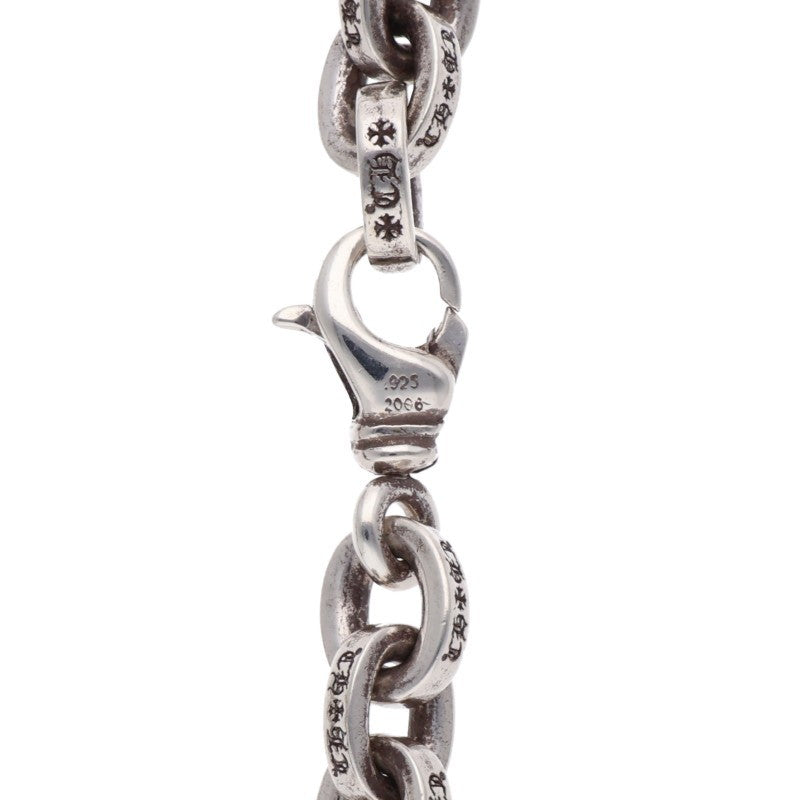Chrome Hearts Large Paper Chain Silver Necklace Size 18 Inch