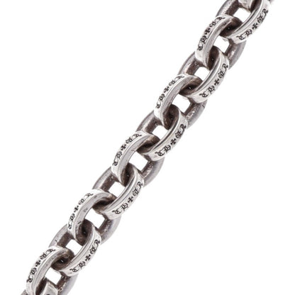 Chrome Hearts Large Paper Chain Silver Necklace Size 18 Inch
