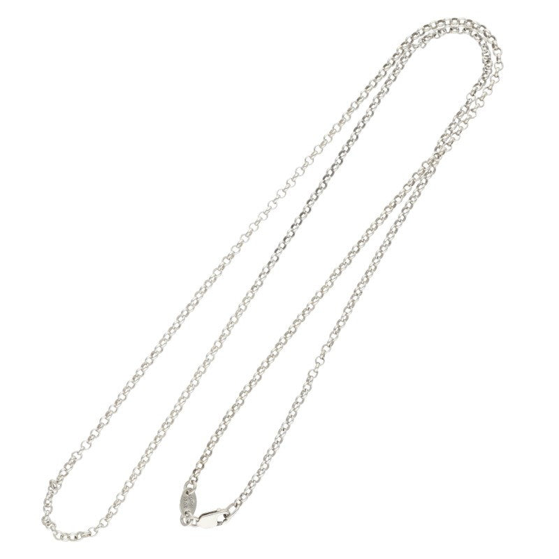 Chrome Hearts Silver Roll Chain Necklace Size 24 Inch