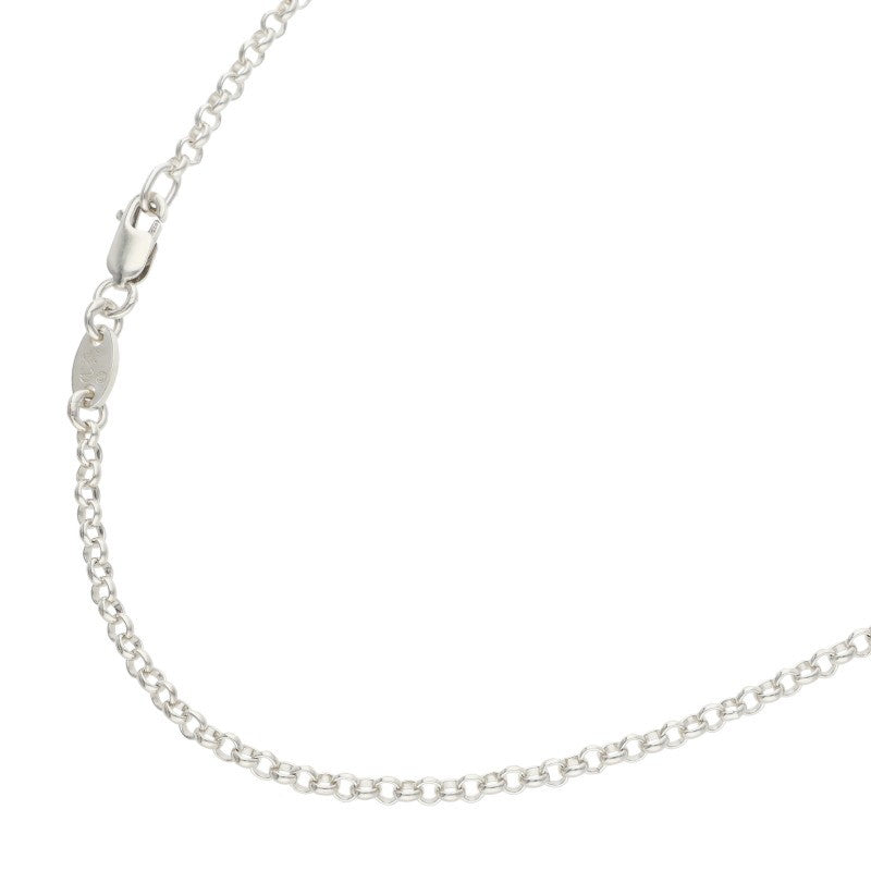 Chrome Hearts Roll Chain Silver Necklace Size 24 Inch